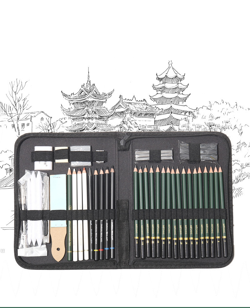 Painting Supplies - 제조업체 도매 휴대용 42색 흑연 스케치