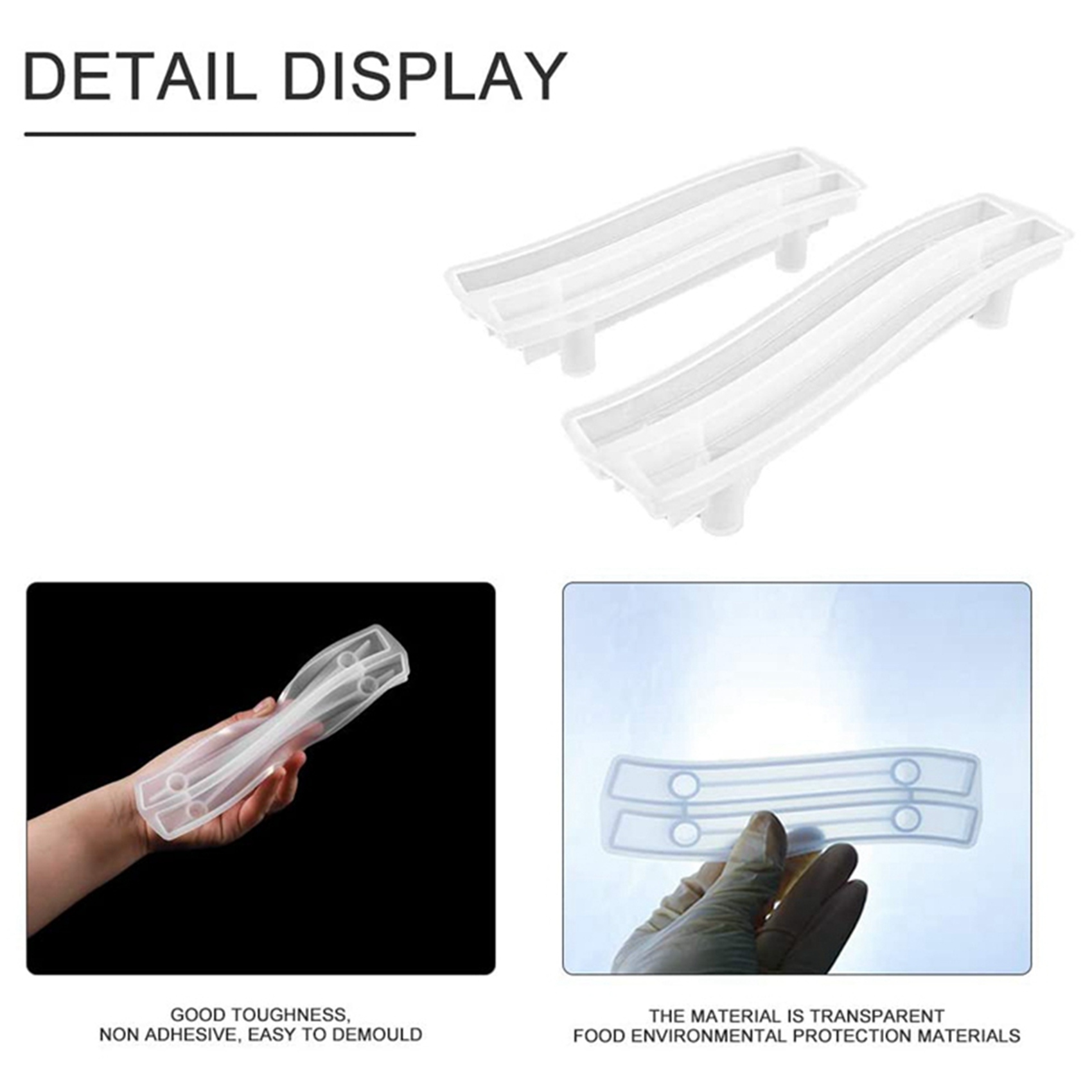 AA81-8 세트 트레이 손잡이 레진 몰드, DIY 캐 - Silicone Epoxy Resin Molds Set 리뷰 및 가격