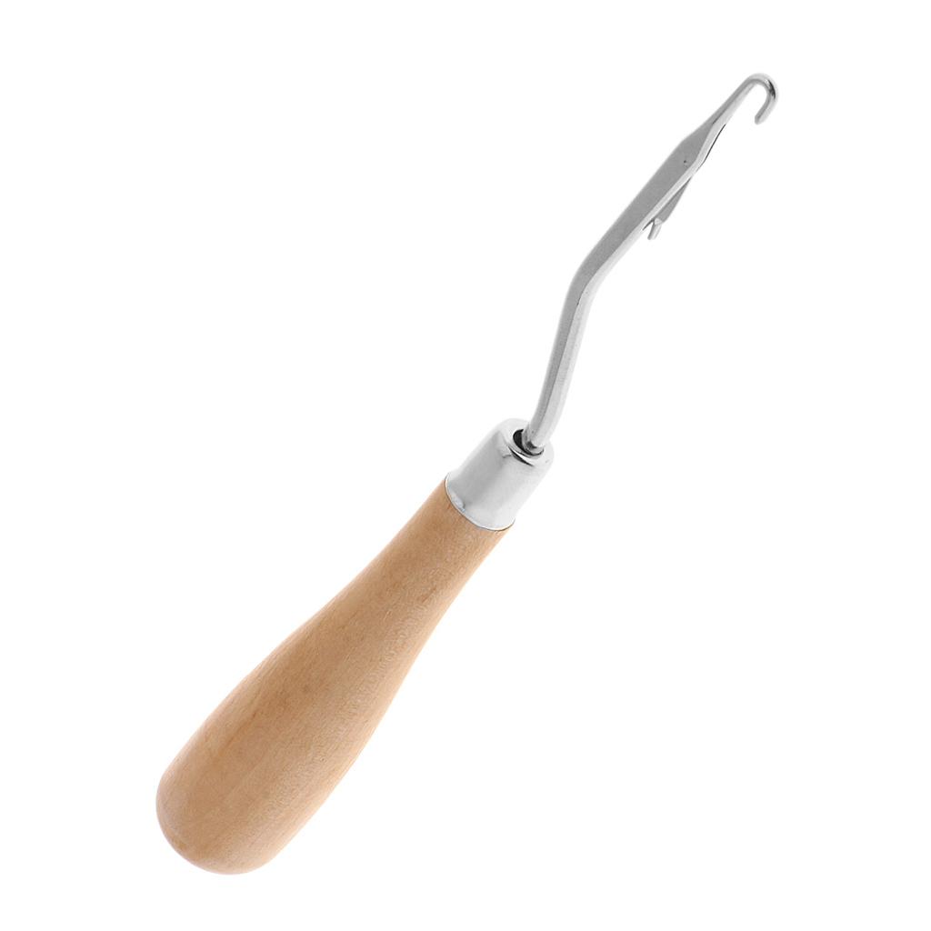 나무 손잡이가 달린 인체공학적 디자인의 크로셰 래치 훅 - Wooden Crochet Hooks Ergonomic Handle 리뷰 및 가격