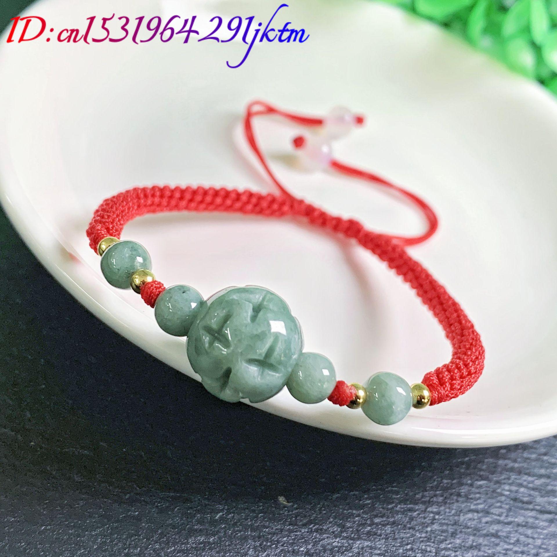 미얀마 경옥 조각 비드 팔찌 천연 버마 옥 진짜 보석  - Beading 리뷰 및 가격