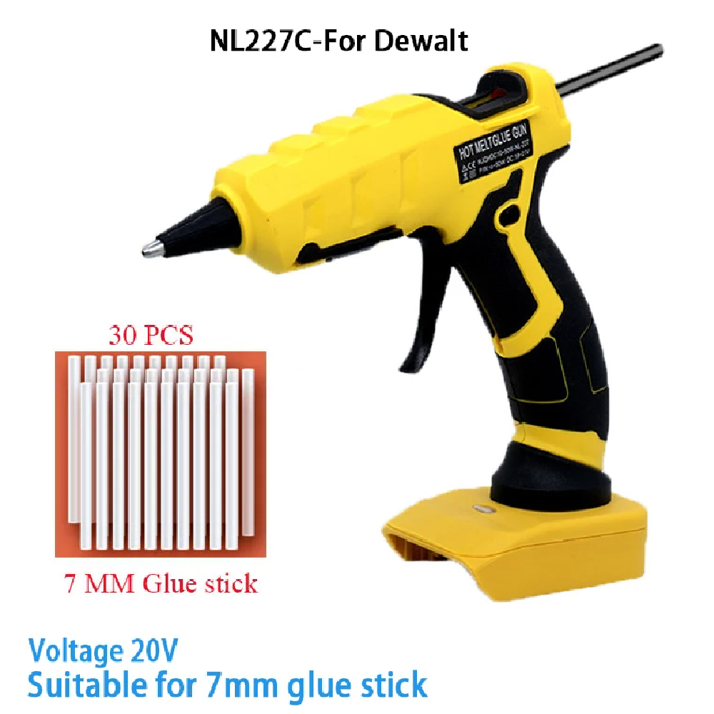 50W 무선 글루건 마키타용 디월트용 밀워키용 18V  - Hot Melt Glue Gun Cordless 리뷰 및 가격