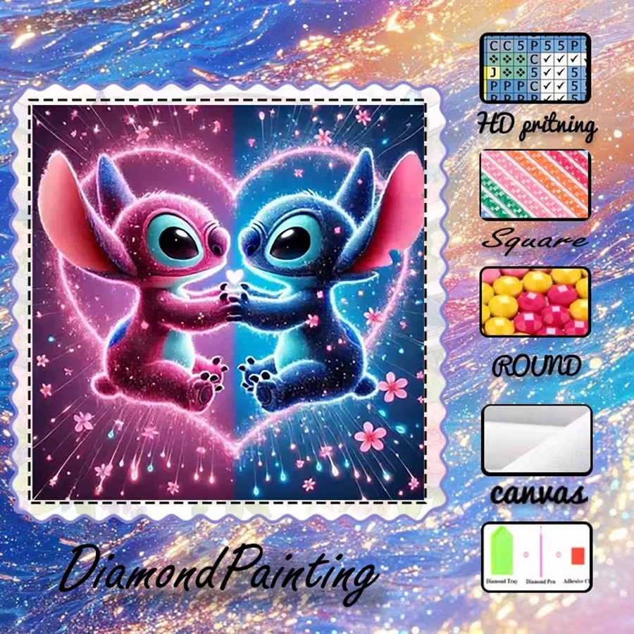 1개 - Potdemiel-5D-DIY - 플로킹 천  - 5D Diamond Painting Kit Full Drill 리뷰 및 가격